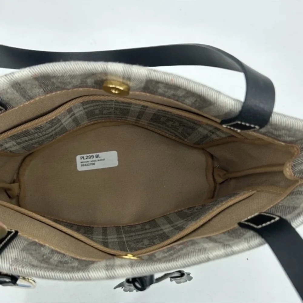 DOONEY & BOURKE Signature Plaid Bucket Bag